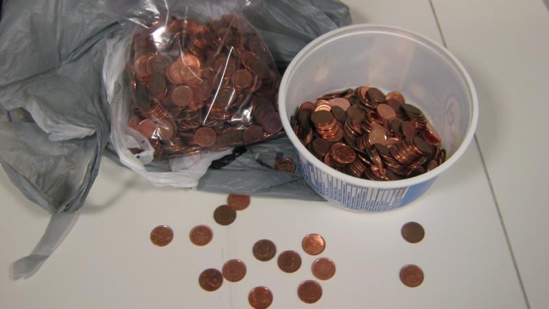 donated pennies