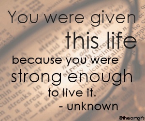 you are strong enough quote
