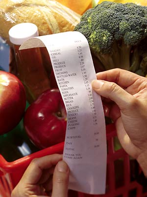 image on saving money on food shopping
