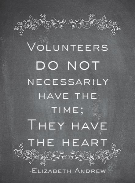 quote about volunteering