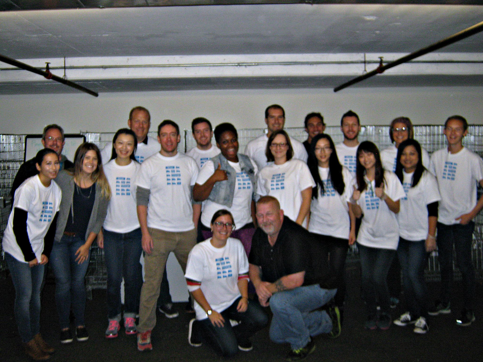 Thanking car2go for volunteering with us