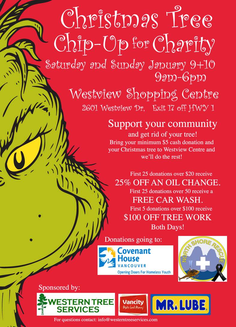 christmas charity poster