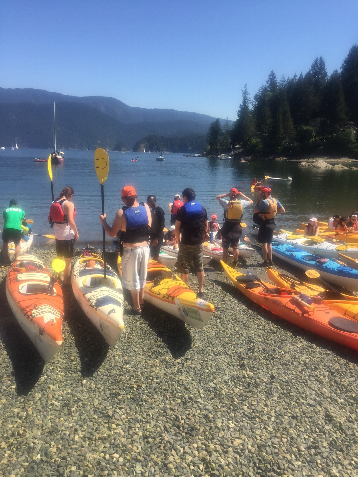 Youth kayak adventure with Power To Be