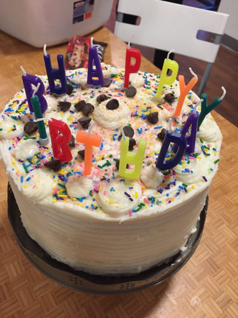 A special youth made birthday cake! 