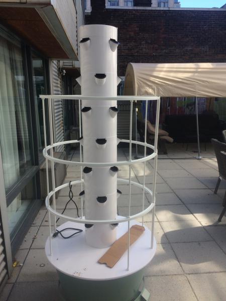 Thank you Nicole Sanche for providing our young people with this incredible Tower Garden!