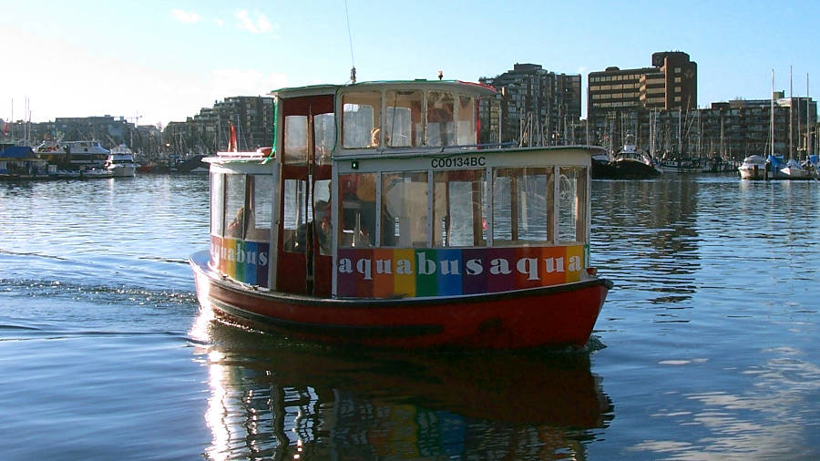 jessica takes a sea ferry ride