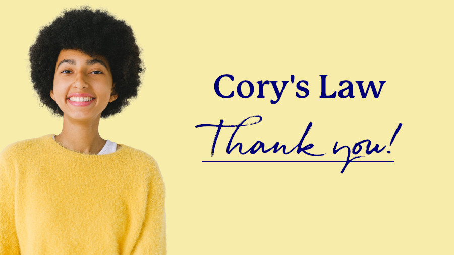 thank you cory's law